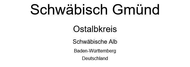 Schwäbisch Gmünd Ostalbkreis