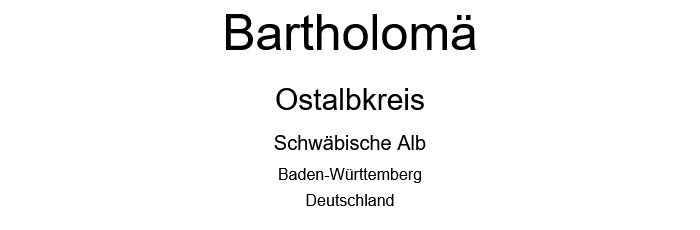 Bartholomä Ostalbkreis